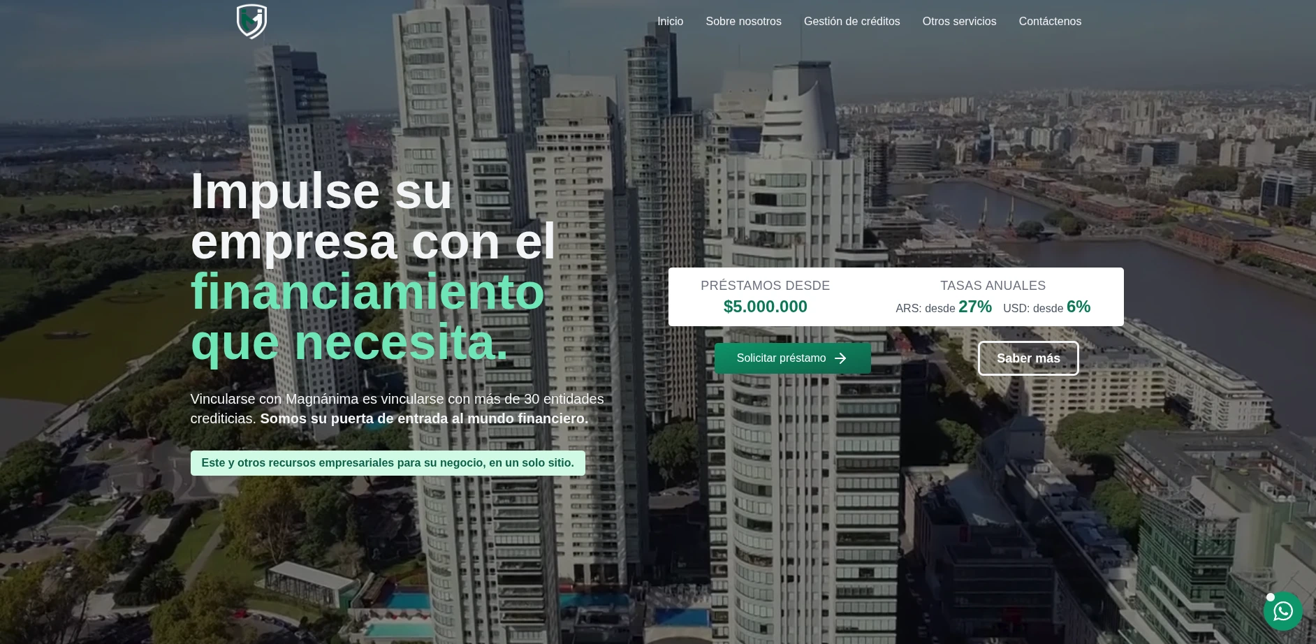 Sitio web para empresa local